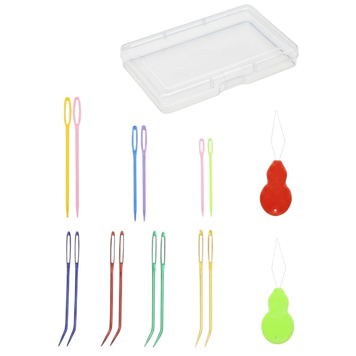 Assorted Yarn Needles Set Large Eye Blunt Tapestry and Darning Needles with Storage Box