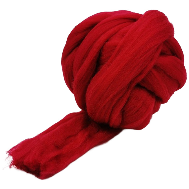 100g Wool Roving 8cm Thick Natural Fiber for Needle Felting Spinning Weaving and DIY Craft Projects