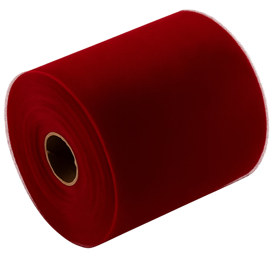6 Inch x 100 Yards Polyester Tulle Fabric Roll for Crafts, Gift Wrapping & Party Decorations