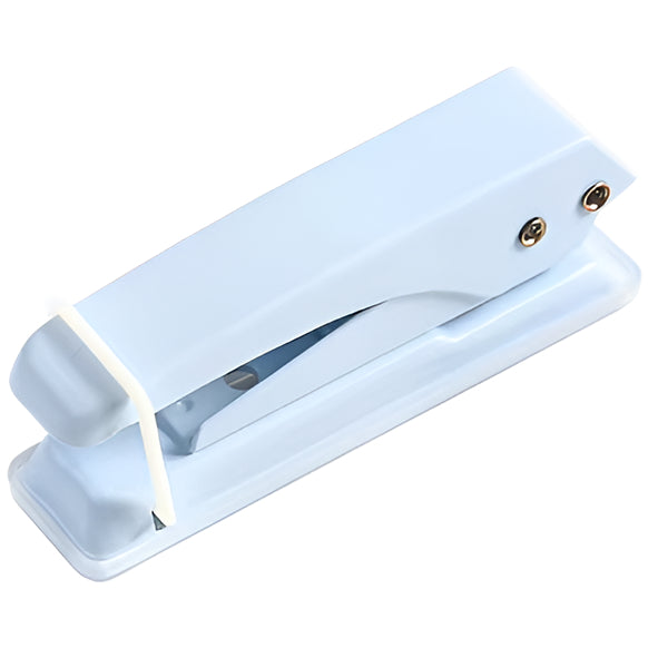 Heavy Duty Single Hole Puncher 1/4 Inch 15-Sheet Capacity for Paper, Crafts, and ID Cards