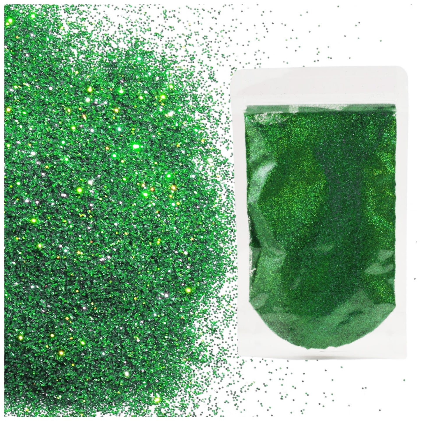 Holographic Fine Glitter 2mm 1/128 for Crafts Resin Jewelry Keychains and Party Decorations