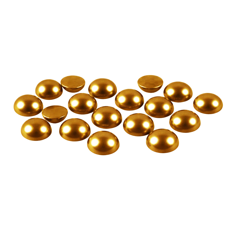 Half Round ABS Faux Flatback Pearls for Crafts Jewelry Scrapbooking and Nail Art Decoration