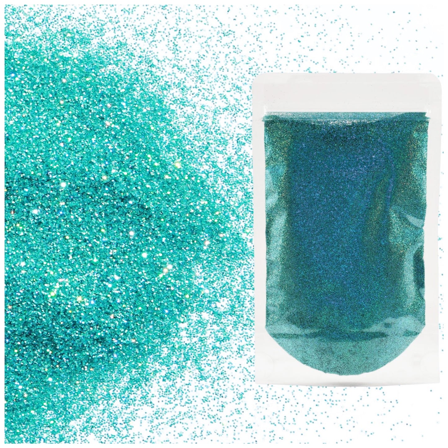 Holographic Fine Glitter 2mm 1/128 for Crafts Resin Jewelry Keychains and Party Decorations