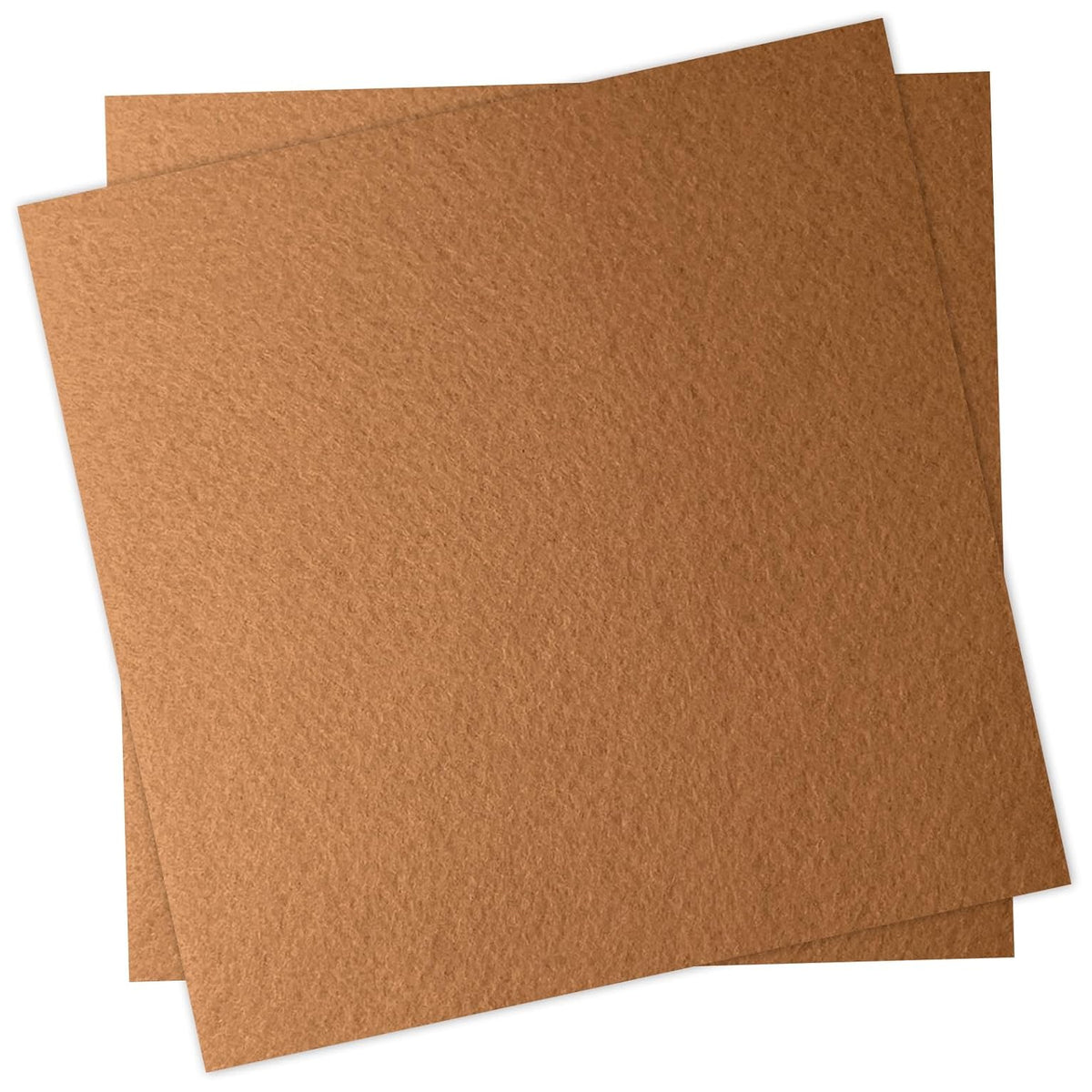 Polyester Felt Fabric Sheets, 12 x 12 Inches, 1 mm Thick for Sewing and Crafts, Pack of 2