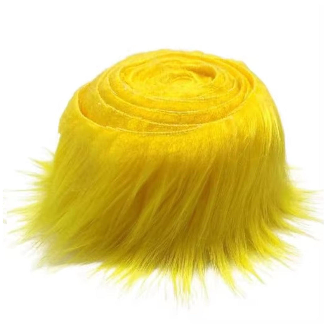 60" by 2" Faux Washed Fur Trim Fabric Strip for DIY, Wedding, Gnome Beards & Holiday Decor