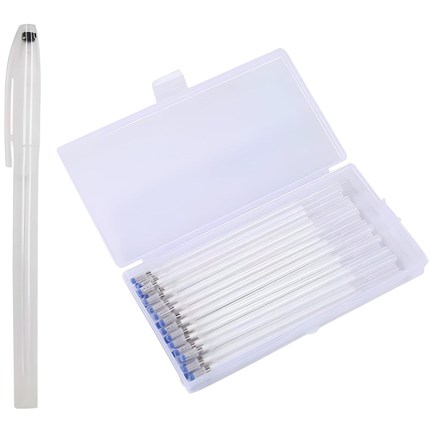 Heat Erasable Fabric Marking Pens with Refills for Quilting, Sewing, Dressmaking and DIY Tailoring