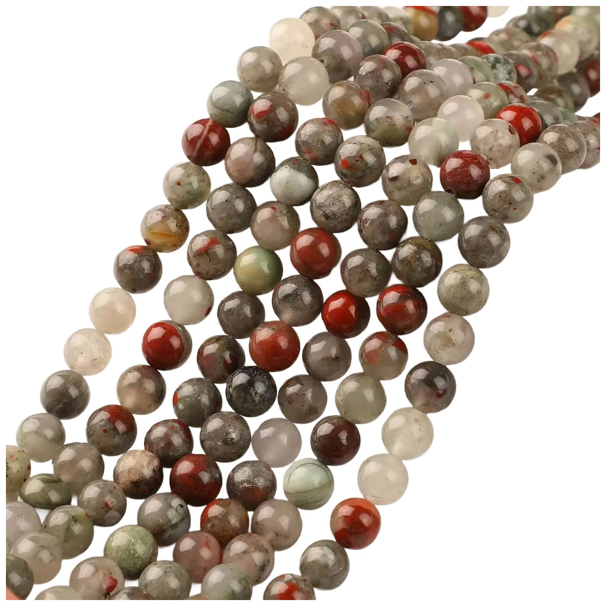 Multicolor Natural Gemstone Spacer Beads for DIY Bracelet and Necklace Making