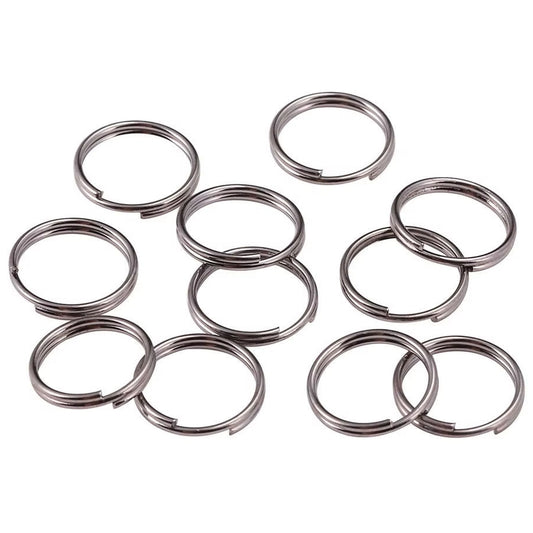 5.8mm Mini Double Loop Split Jump Rings for Jewelry, Keychains, and DIY Crafts, Pack of 200