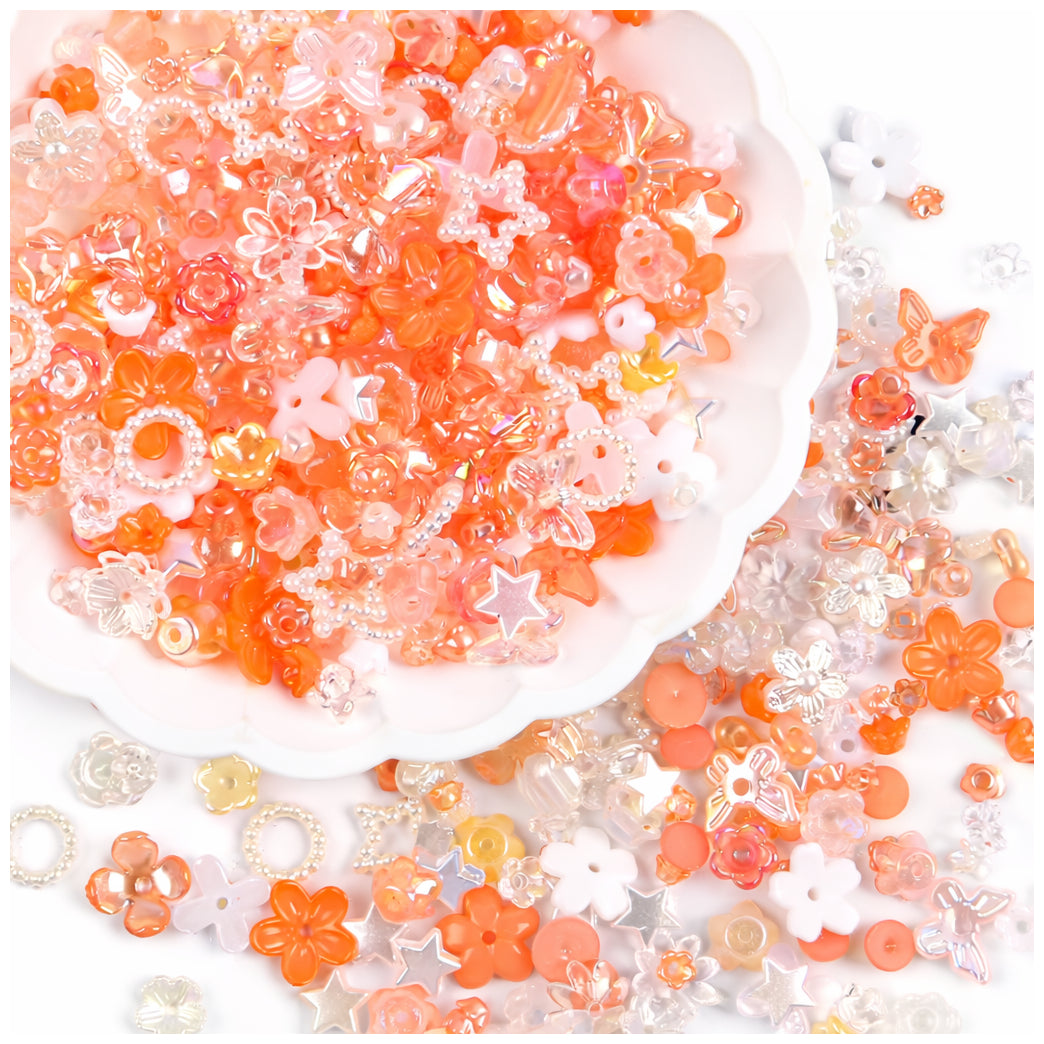 Assorted Acrylic Beads 180 to 240 Pieces for Bracelet Necklace and DIY Jewelry Making