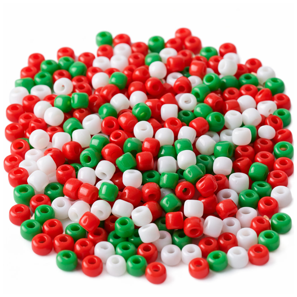 9mm Plastic Pony Beads for Bracelets Necklaces Hair Jewelry Crafts, Pack of 1000