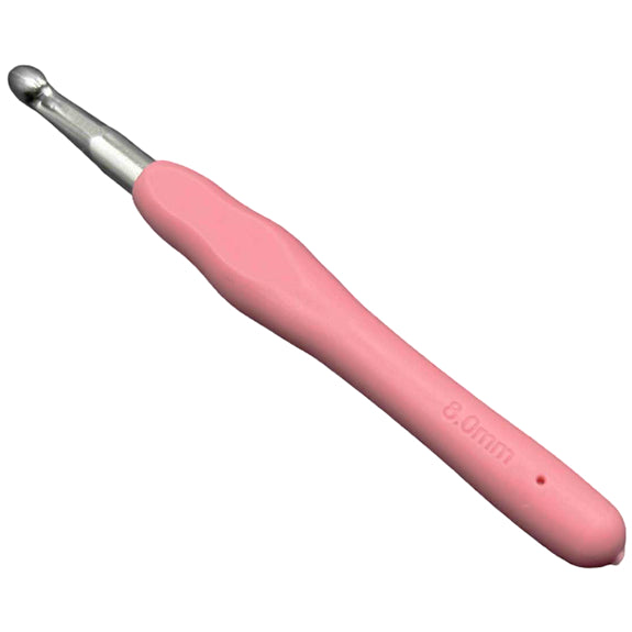 Ergonomic Crochet Hook with Soft Handles for Beginners and Experienced Knitting or Crochet Users