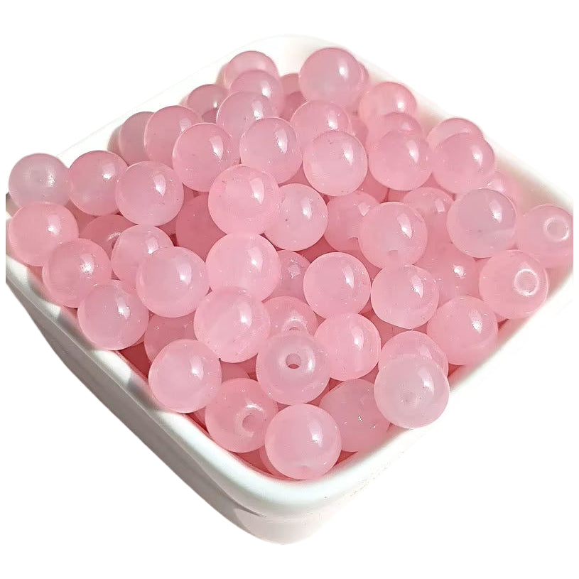 Multicolor Natural Stone Beads for Jewelry Making Round Genuine Gemstone Beading Set, Pack of 100