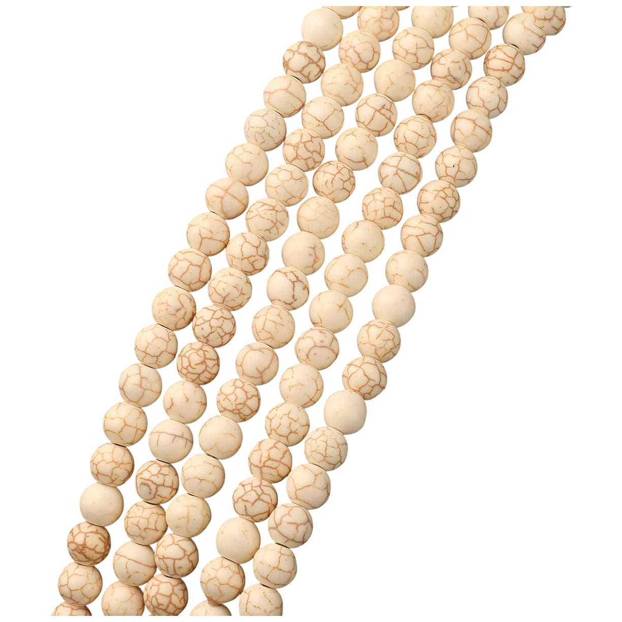 Natural Agate Round Gemstone Beads Polished Stone Loose Beads for Jewelry Making 15 Inch Strand