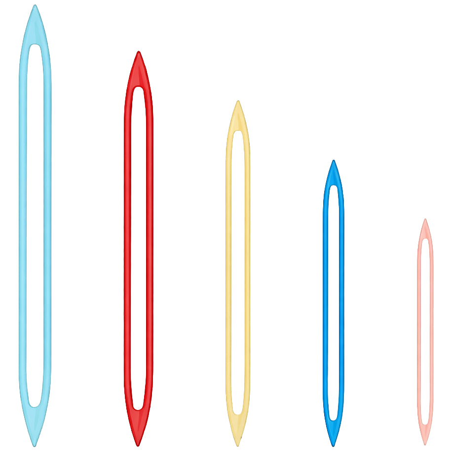 Assorted Finishing Needles for Knitting and Crochet Suitable for All Yarn Weights and Sewing, Pack of 5