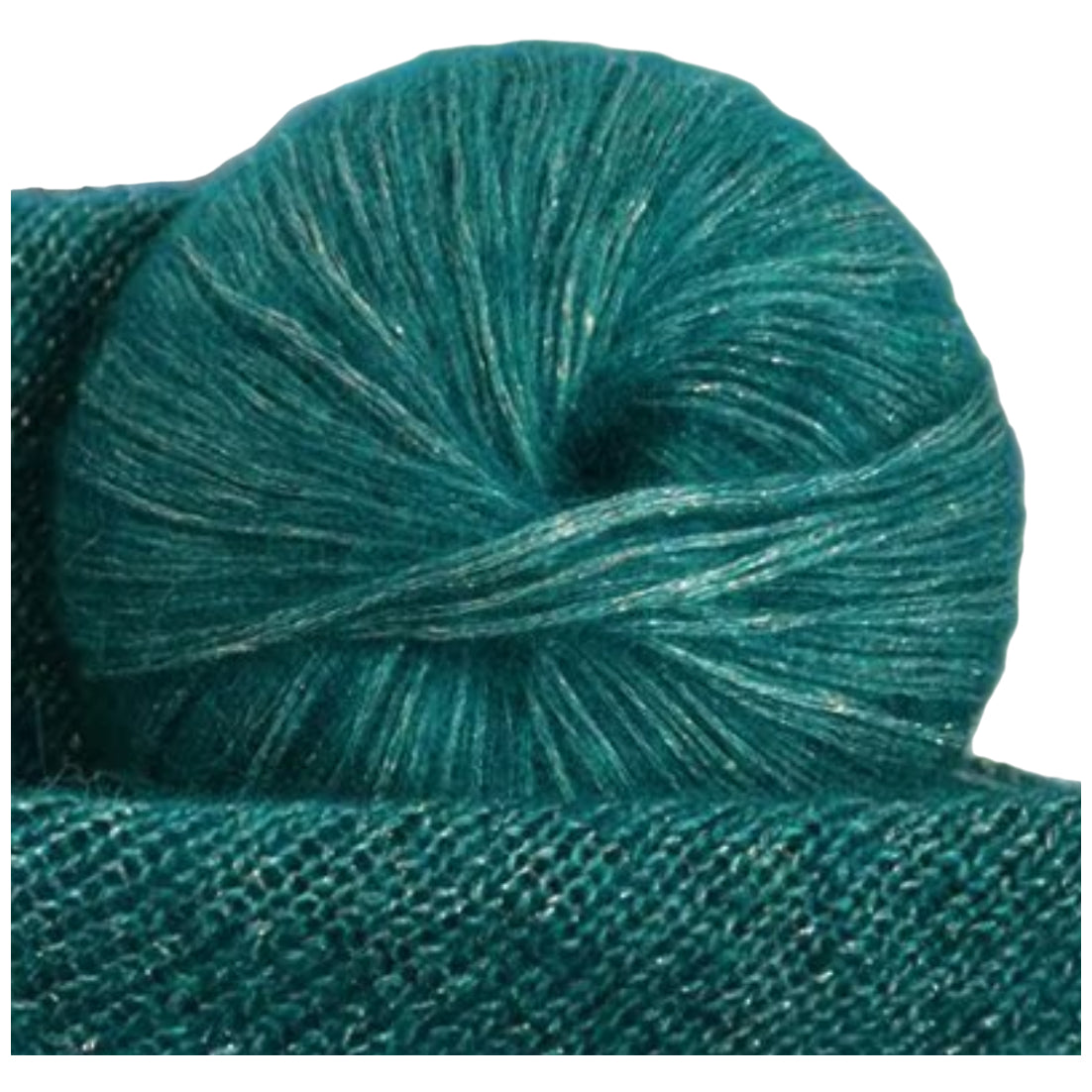 Glitter Knitting Yarn Sparkle Metallic Acrylic Wool for Crochet and Hand-Knitting, 25 Grams/0.85oz 109 Yards