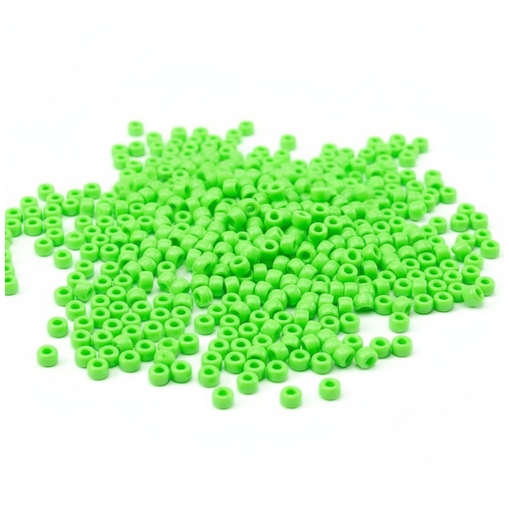 Pony Beads 6x9mm Plastic Beads for Friendship Bracelets Jewelry Making Keychains and DIY Crafts