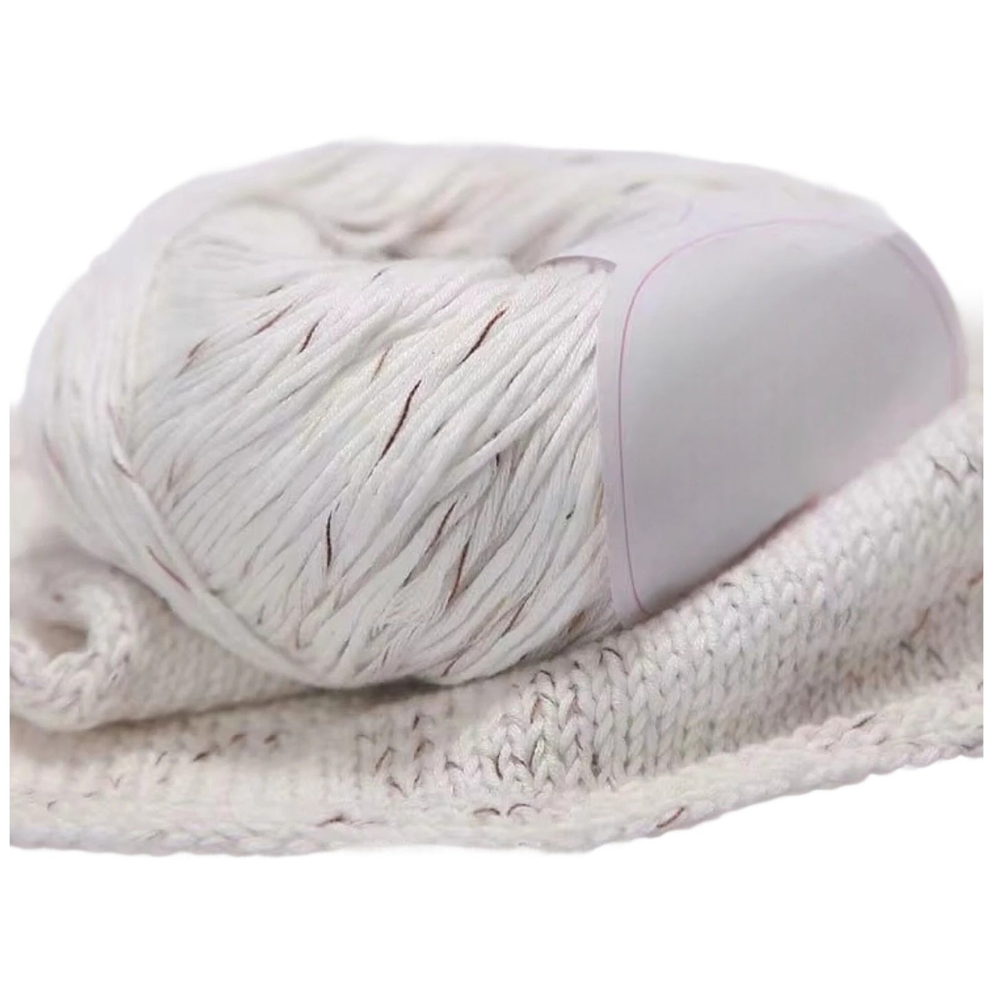 Pure Cotton Yarn 10 Strand Medium 3.5mm for Baby Crochet and Children Craft Projects, 50 Grams/1.76oz 153.11 Yards