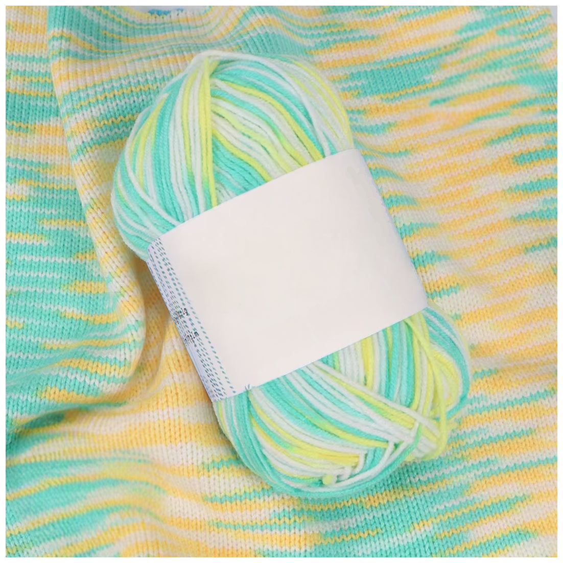 Soft Acrylic Variegated Baby Yarn – Fingering Weight for Knitting & Crochet, 50g/1.76oz 191 yards