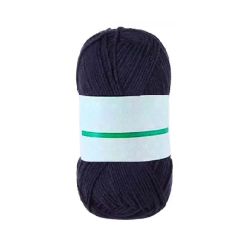 Premium Cotton Yarn – Soft, Super Fine #1 for Crochet & Knitting, 50 Grams/1.76oz 186 Yards