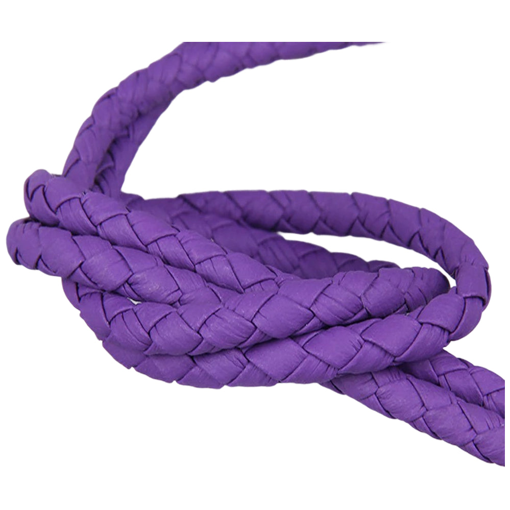 3mm x 10m Braided PU Leather Cord for Keychains, Jewelry Making, Bracelets, and Craft Projects