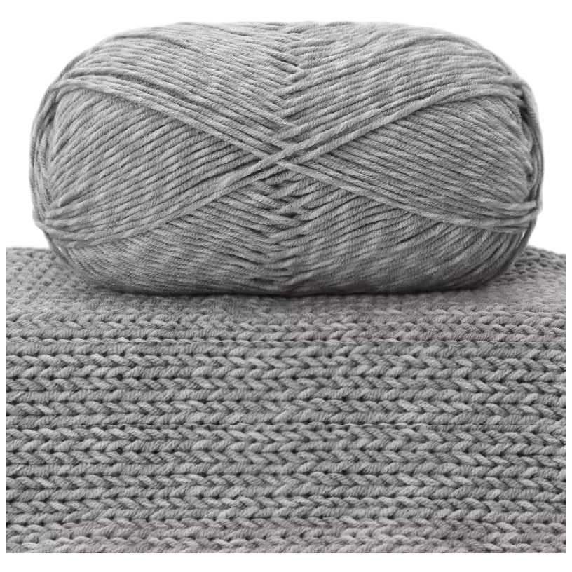 Stonewash Jeans Yarn, Soft Craft Yarn for Knitting and Crocheting, 100 Grams/3.53oz 262.47 Yards