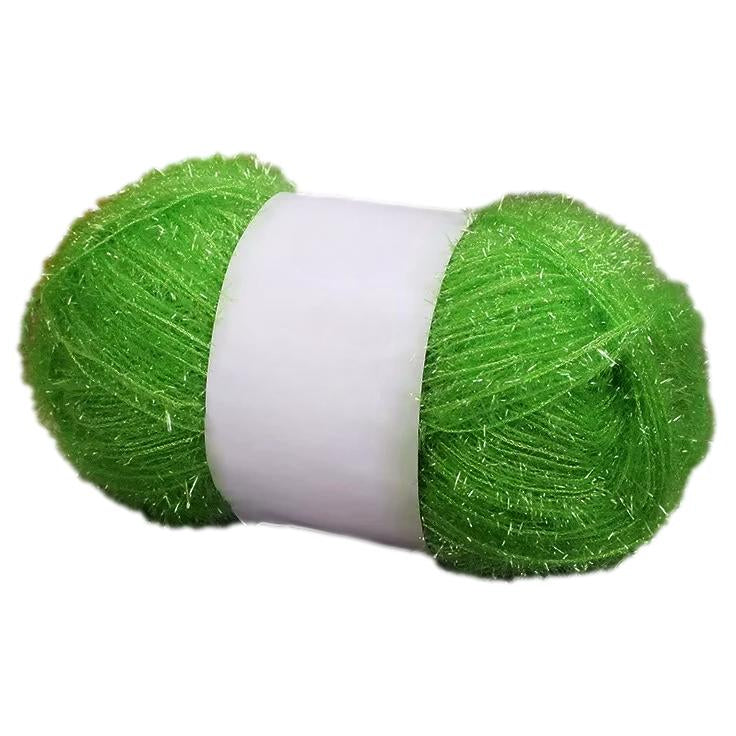 Sparkling Scrubby Yarn for Dishcloths 50g/1.76oz 109 Yards, Durable Polyester Yarn for Crocheting