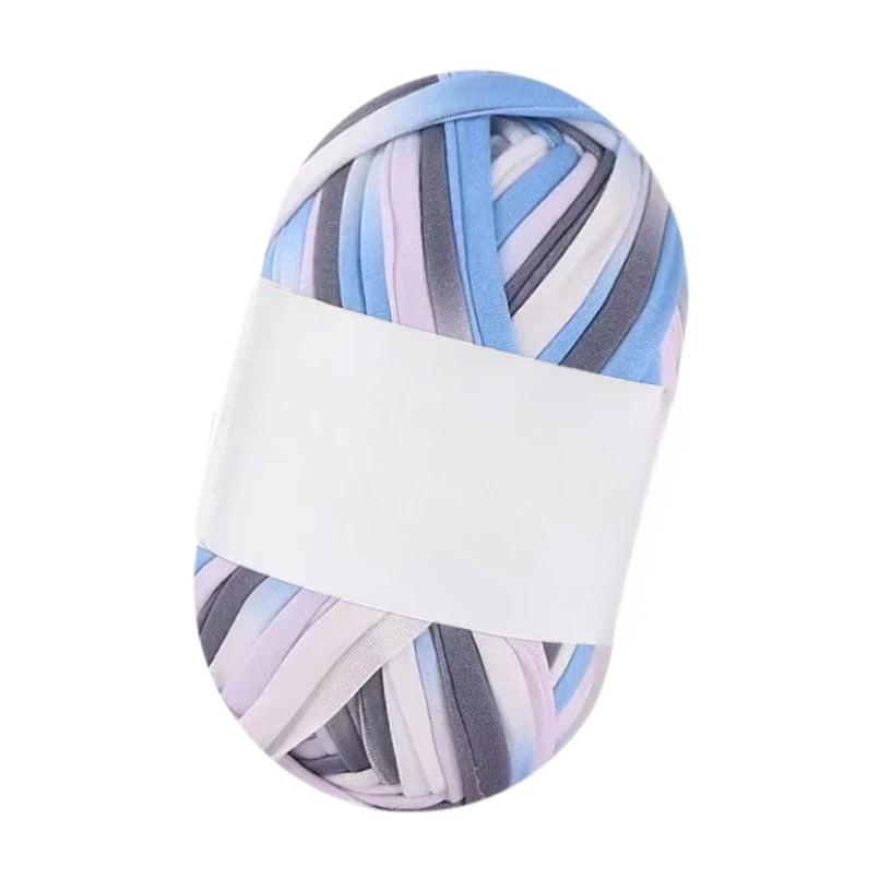 Polyester T-Shirt Yarn for Crochet Bags, Baskets, Coasters, and Crafts, 100g/3.53oz 48 Yards