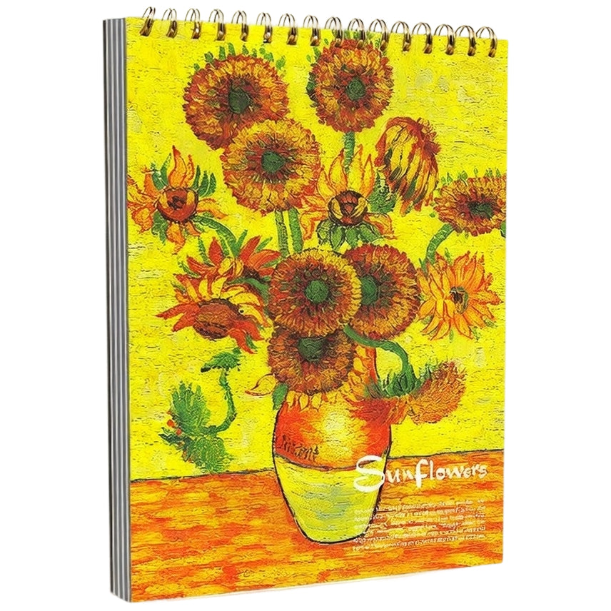 Spiral Sketchbook 8.26 x 11.42 Inch 60 Sheets 100gsm Drawing Pad Hard Cover for Kids Art Supplies