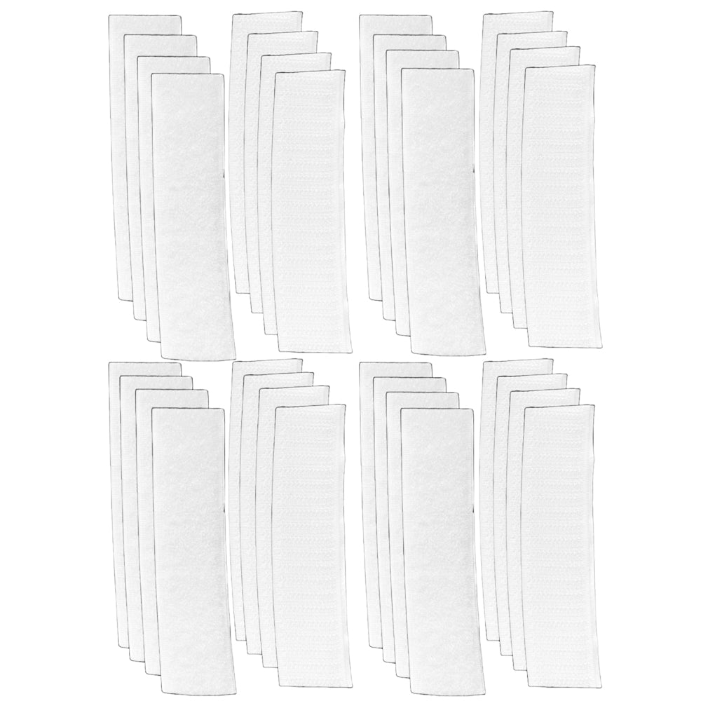 Heavy Duty Adhesive Hook and Loop Fastener Strips Double Sided Strong Backing for Home Office School