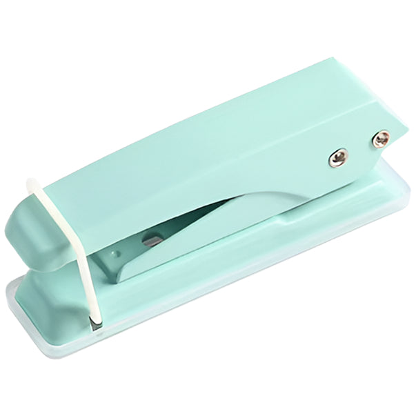 Heavy Duty Single Hole Puncher 1/4 Inch 15-Sheet Capacity for Paper, Crafts, and ID Cards