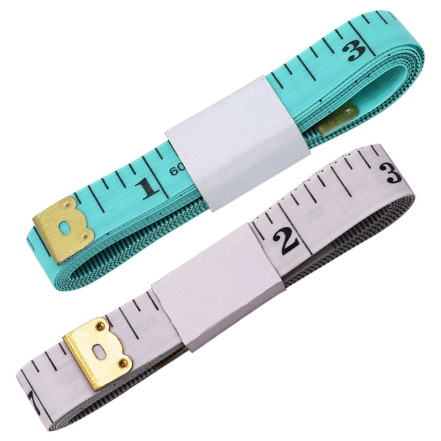 60-Inch 13mm 2 Piece Wide Double-Sided Soft Tape Measure for Sewing, Tailoring, Body, and Craft Measuring