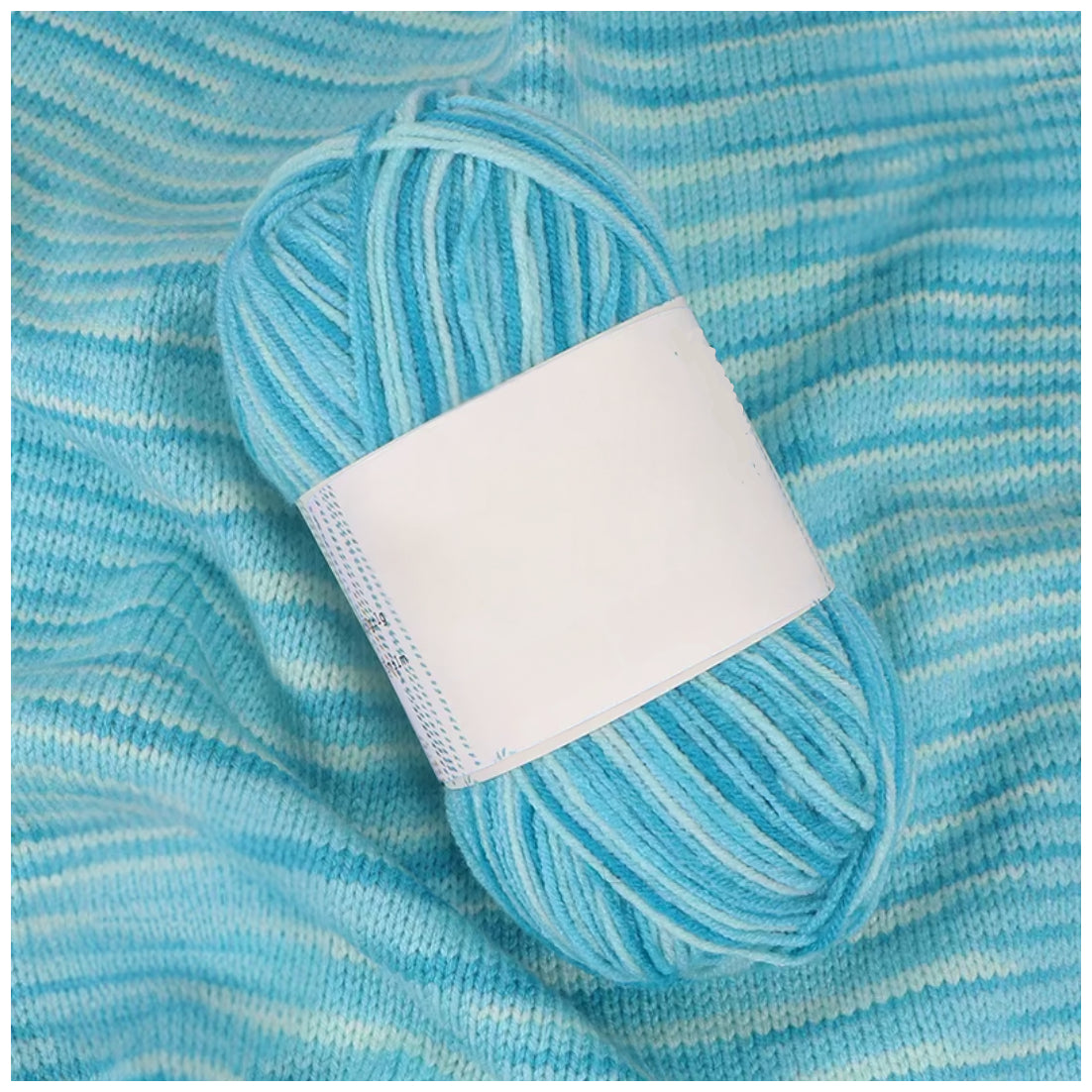 Soft Acrylic Variegated Baby Yarn – Fingering Weight for Knitting & Crochet, 50g/1.76oz 191 yards