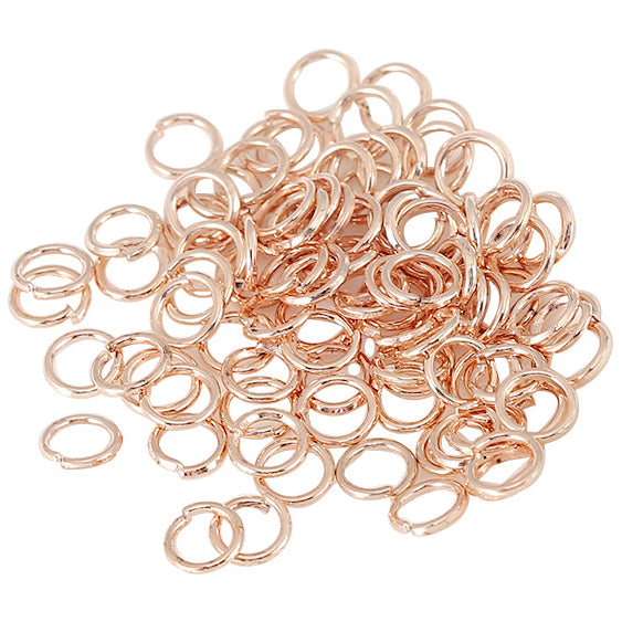Open Jump Rings for Jewelry Making Earrings and Keychains for Crafts Repair Supplies, Pack of 300
