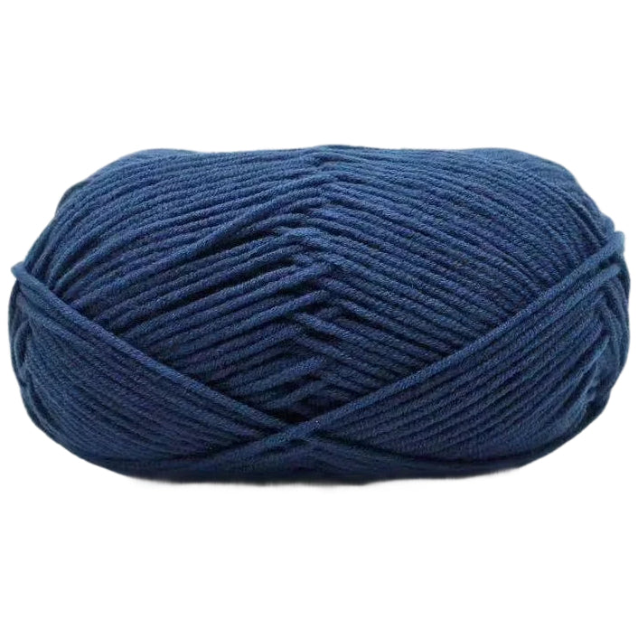 4-Ply Acrylic Yarn 50g/1.76oz 142 Yards, Tight Twist for Knitting and Crochet Projects