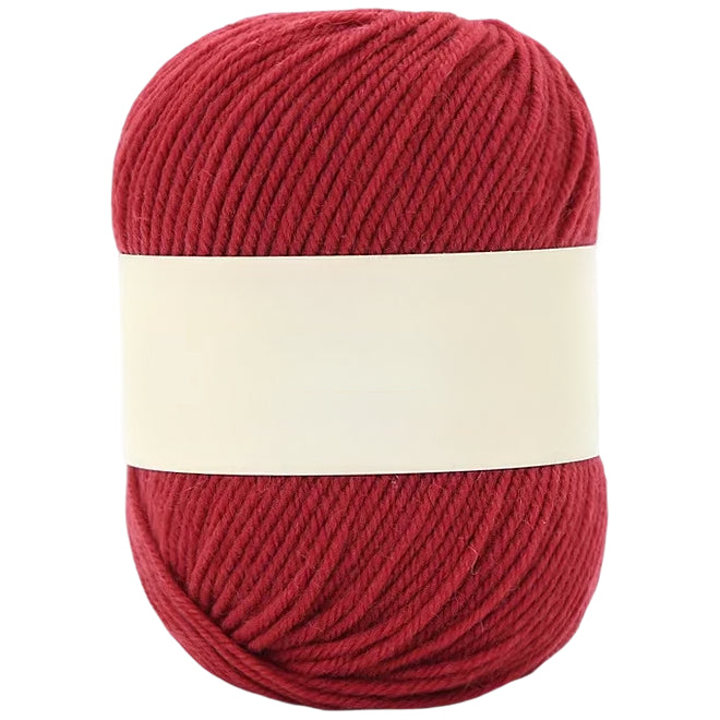 Worsted 100% Merino Wool Yarn for Hand Knitting & Crochet Projects, 50 Grams/1.76oz 131.23 Yards