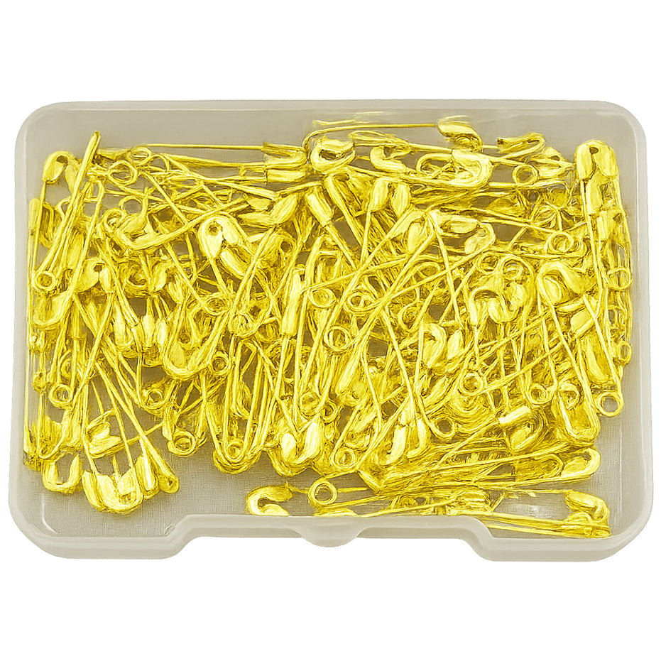 120Pcs Mini Safety Pins 19mm for Sewing, Tagging, Crafts, Jewelry Making, and Clothing Repairs