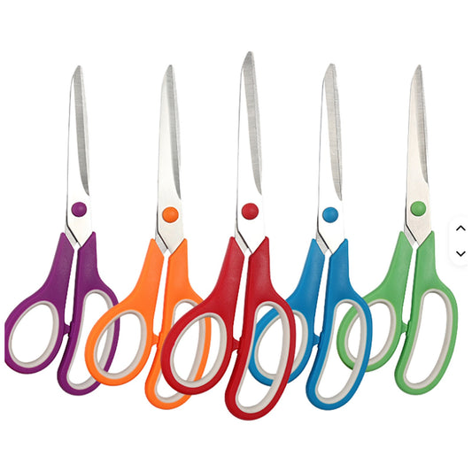 8 Inch Dual Color Stainless Steel Scissors All Purpose for Office School and Sewing Crafts