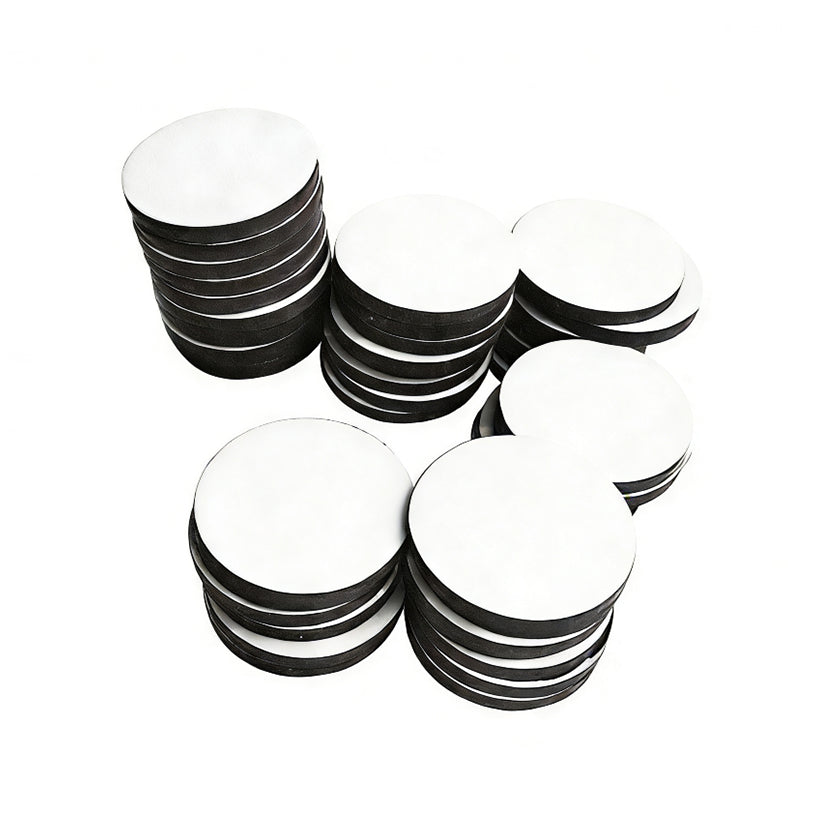 Peel and Stick Flexible Magnetic Dots 0.8 x 0.08 Inch Adhesive Magnets for Crafts Office Whiteboard Fridge