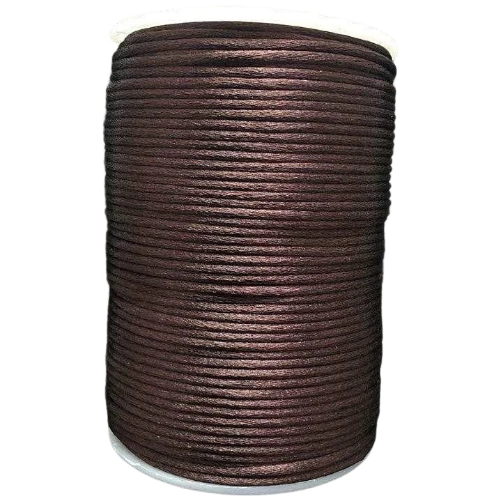 2mm Satin Nylon Cord 100m for Jewelry Making, Beading, Macrame, and Chinese Knot Crafts