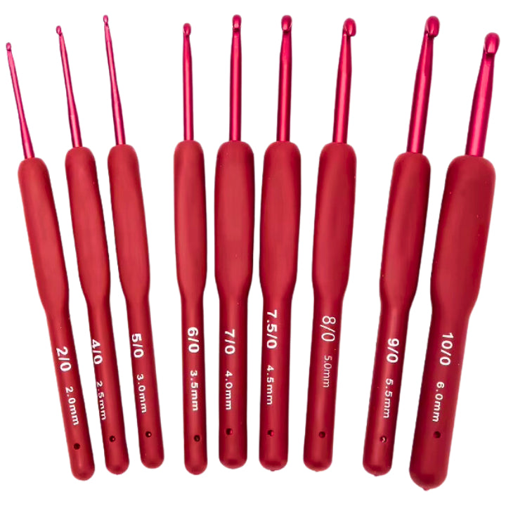 Smooth Crochet Hooks for Comfortable, Precise Crocheting and Creative DIY Projects