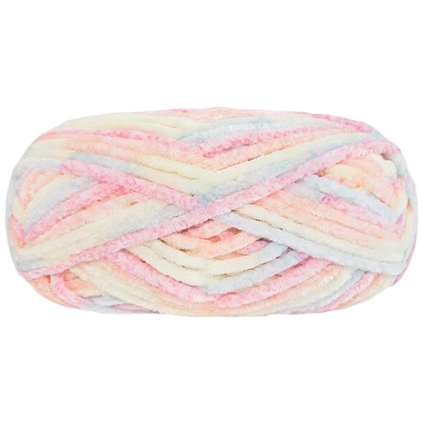 Thick Velvet Chenille Yarn 100 Grams/3.52oz 87.5 yards Skein Soft Chunky Plush Yarn for Knitting and Crocheting