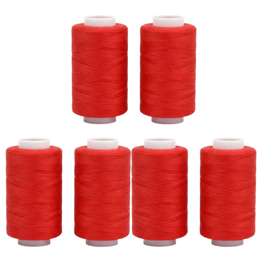 All Purpose Sewing Thread 400 Yards per Spool for Hand and Machine Sewing, Pack of 6