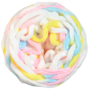 Chunky Chenille Polyester Yarn for Knitting, DIY Blankets, Cushions, and Home Décor, 120 Grams/4.23oz 27.34 yards