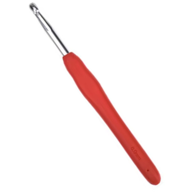 TPR Soft Handle Crochet Hooks – Ergonomic Grip with Smooth Aluminum Hook for Comfortable Crocheting