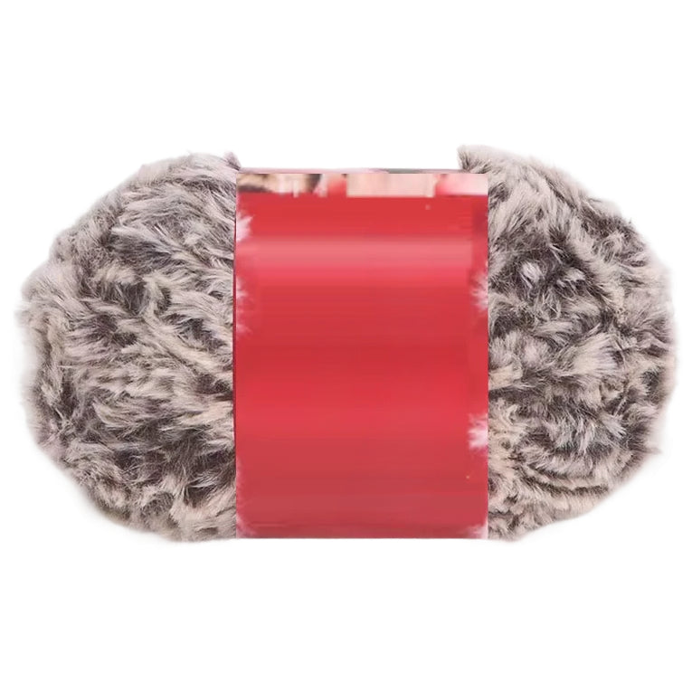 Soft Chunky Fur Knit Blanket Yarn – Lightweight Faux Fur Velvet Yarn for Cozy Projects, 50Grams/1.76oz 32 Yards