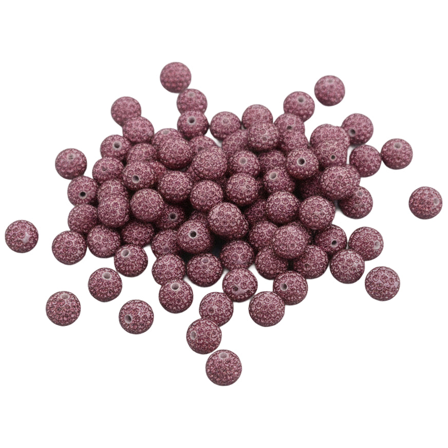 Sparkle Rhinestone Clay Beads Round Disco Spacer Beads for Jewelry Making, Bracelets, Earrings and DIY Craft Projects