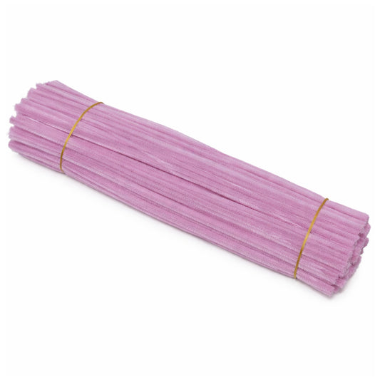 11.8 Inch Chenille Stem Pipe Cleaners 6 to 7mm for DIY Crafts and Kids Projects, Pack of 100