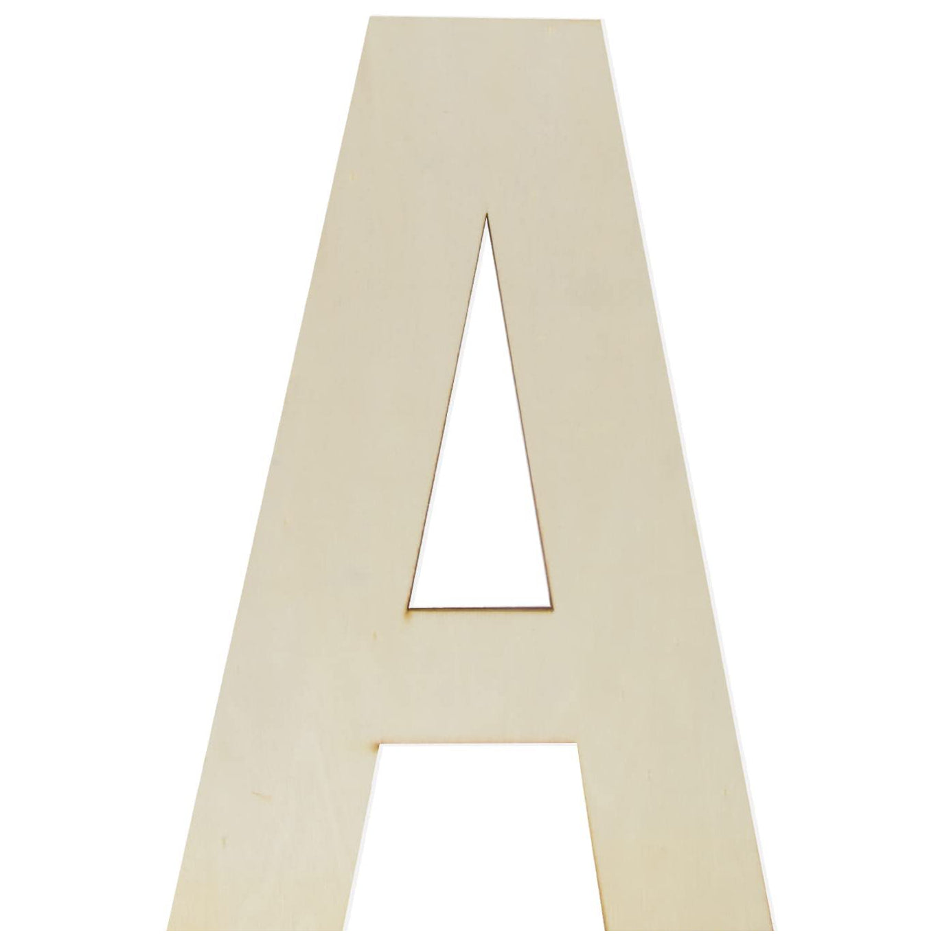 12 Inch Wooden Letter Unfinished Large Wood Alphabet Cutout For DIY Crafts Wall Decor Projects