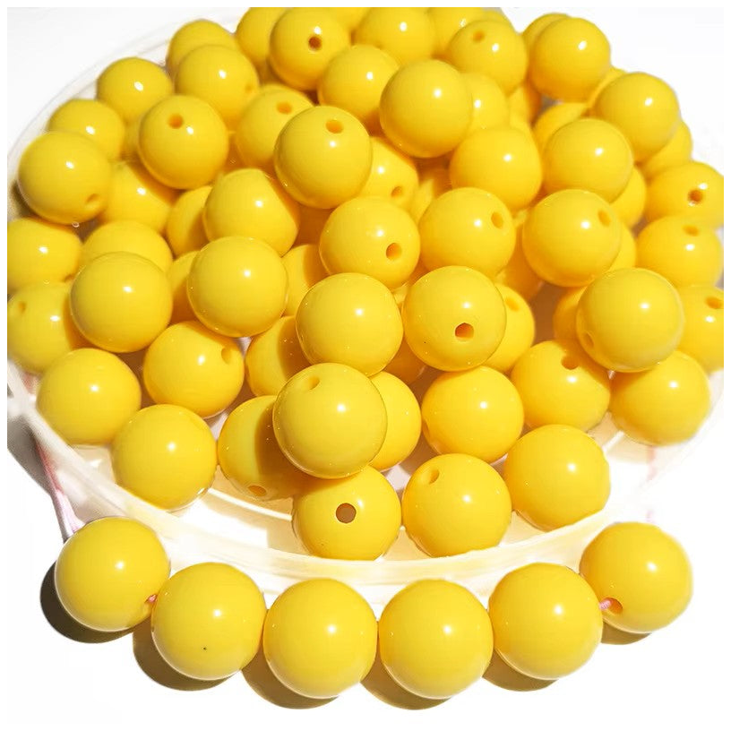 6mm Matte Acrylic Round Beads for Jewelry Making, Bracelets, Necklaces, and DIY Crafts, Pack of 4300