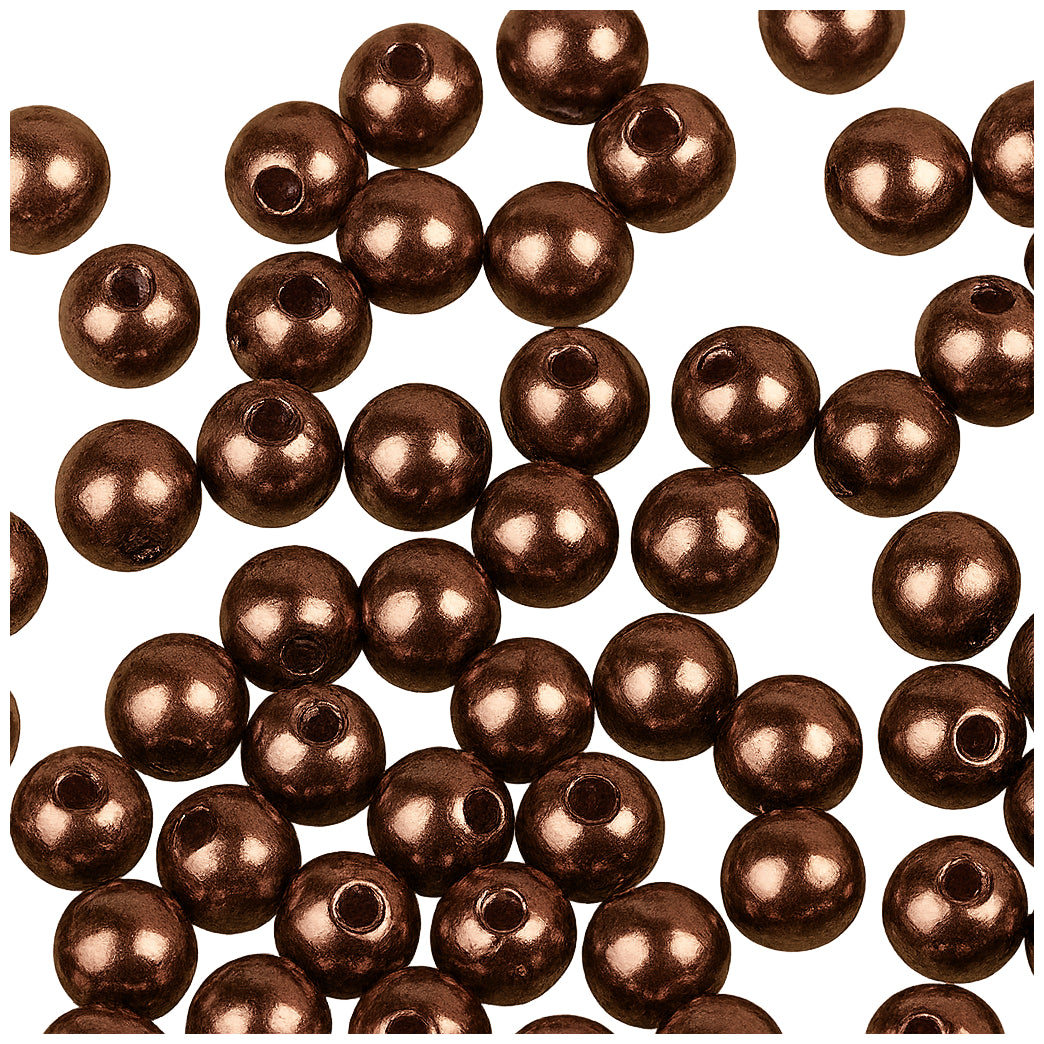 8mm White Plastic Pearl Beads for Jewelry Making, Crafts, and DIY Decorations, 1800 Pcs